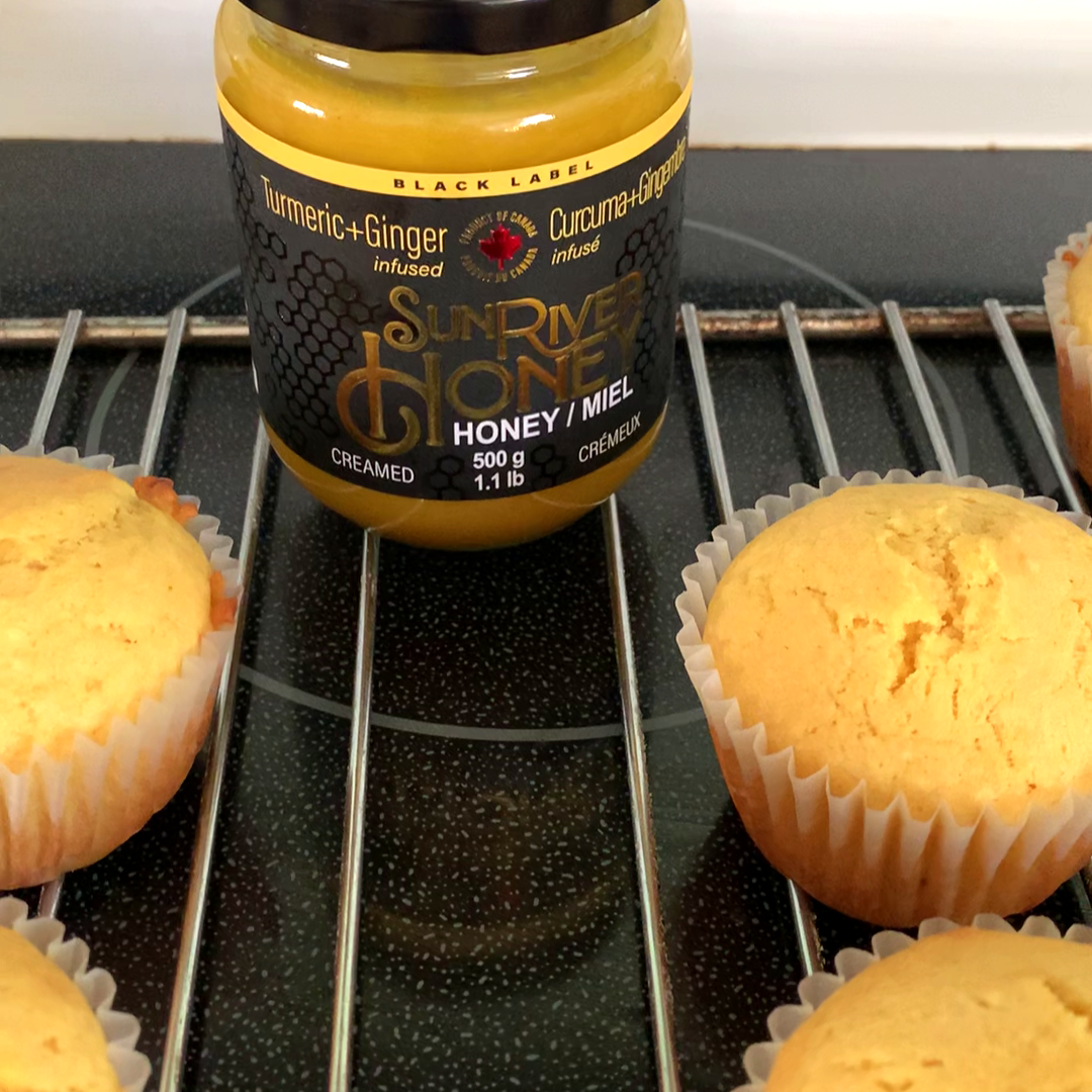 Turmeric Ginger Honey Muffins Sun River Honey