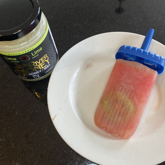 Watermelon Lime Popsicles