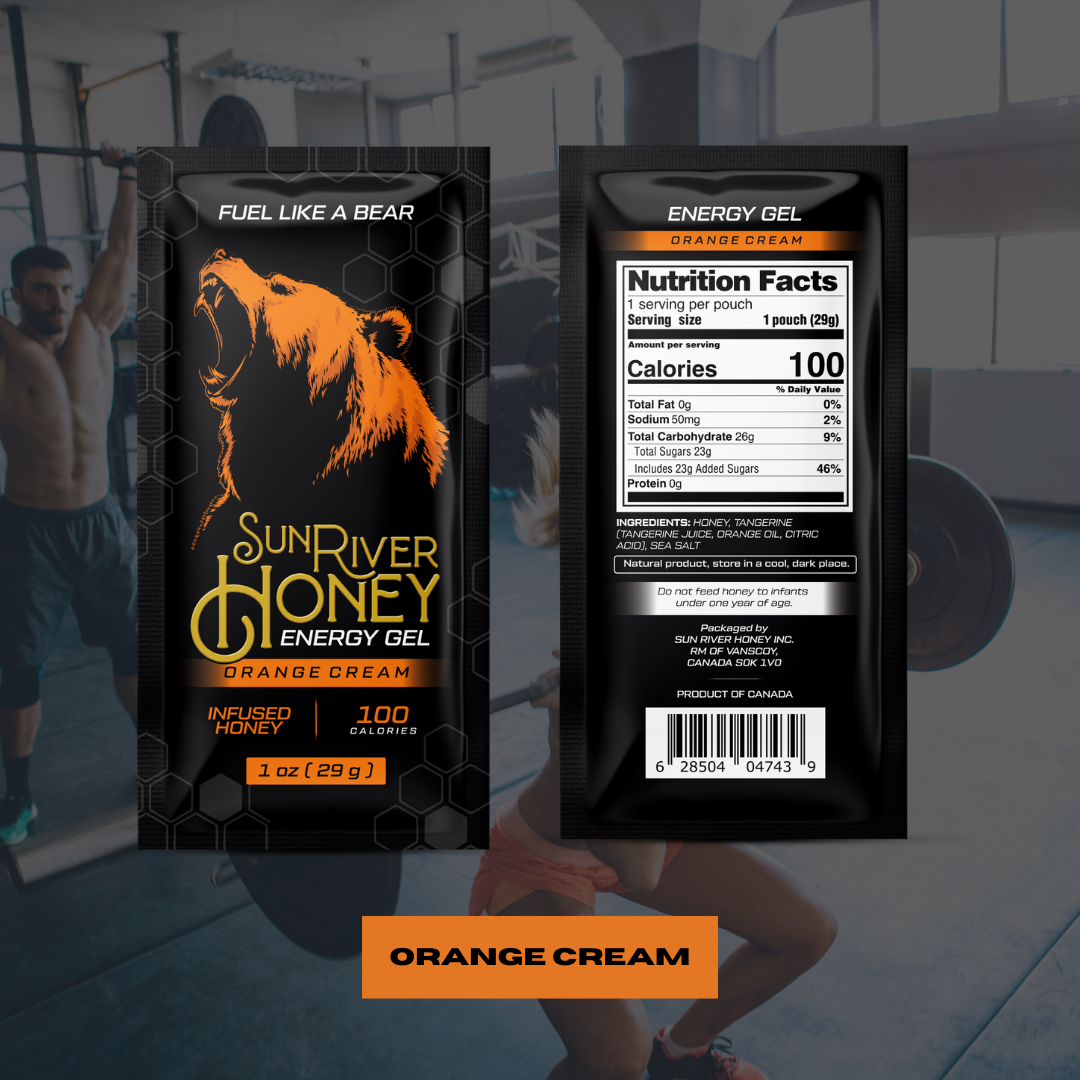 Orange Cream - 24 Count - Energy Gel