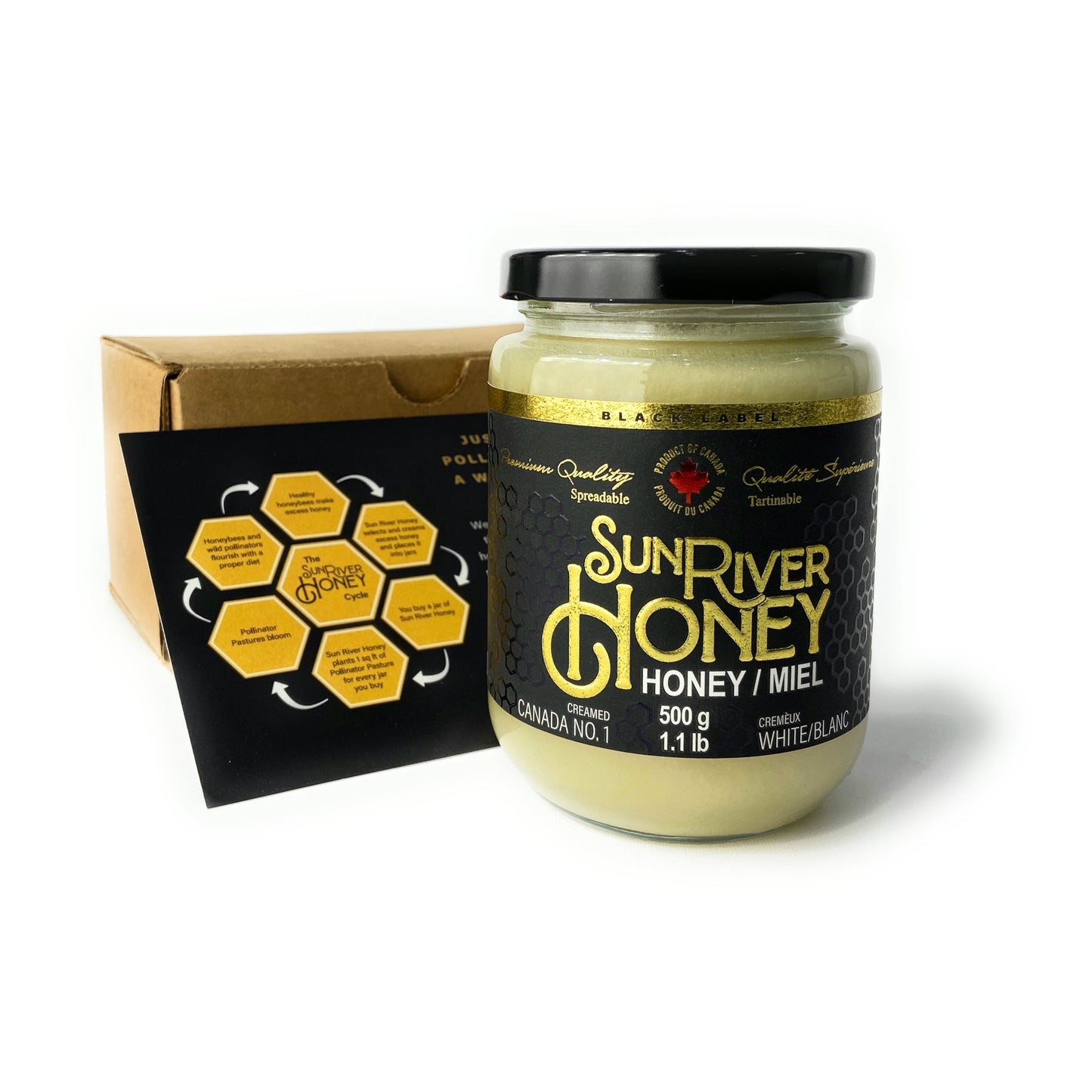 Natural Creamed Honey 1 lb Single