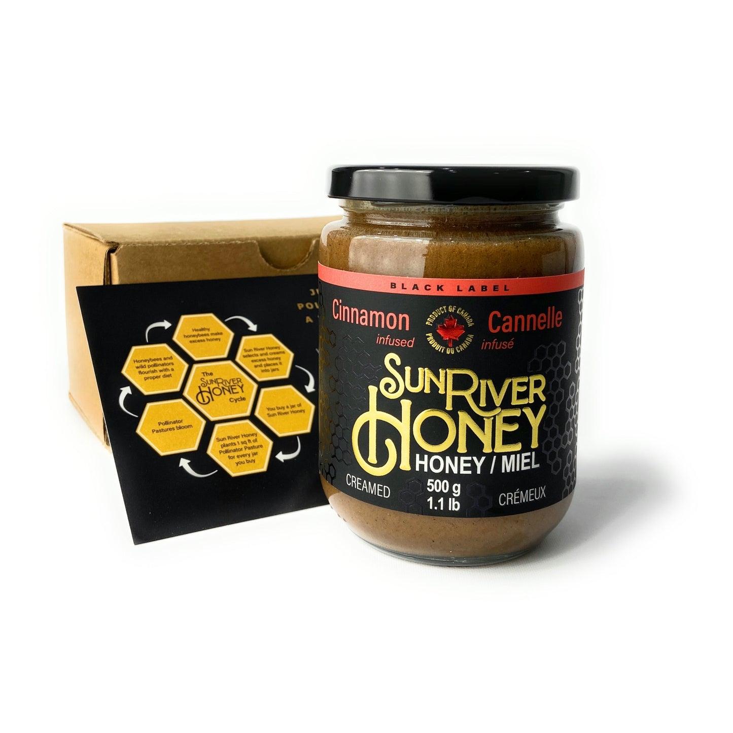 Cinnamon Creamed Honey 1 lb Single