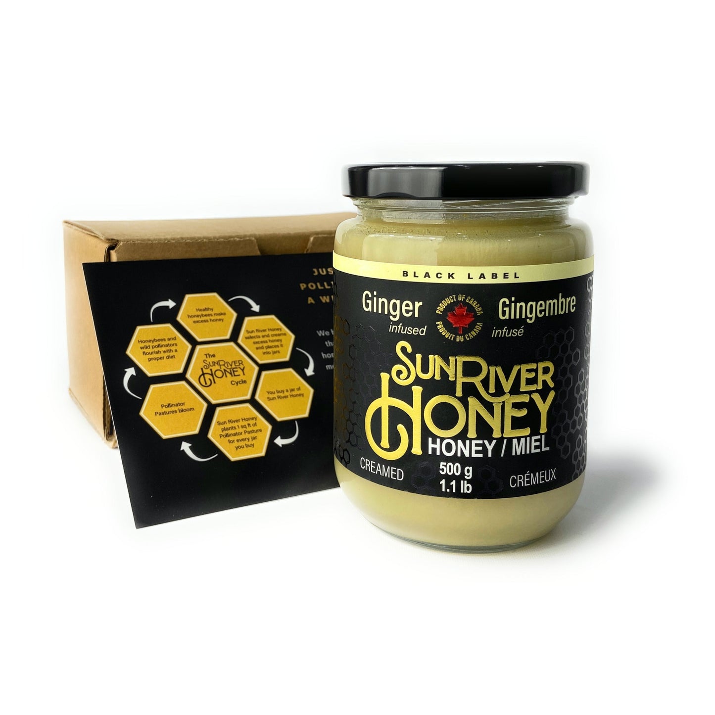 Ginger Creamed Honey 1 lb Single