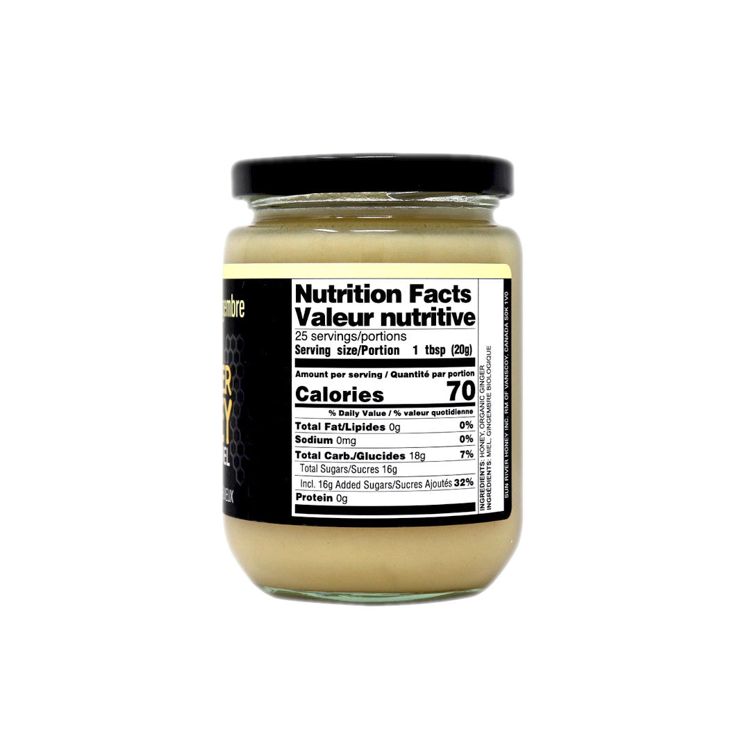 Ginger Creamed Honey 1 lb Single