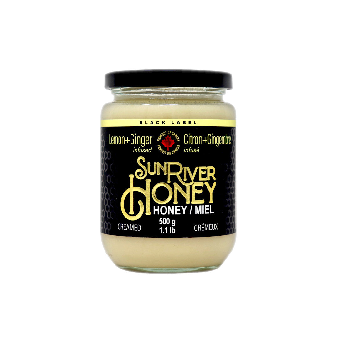 Lemon + Ginger Creamed Honey 1 lb Single