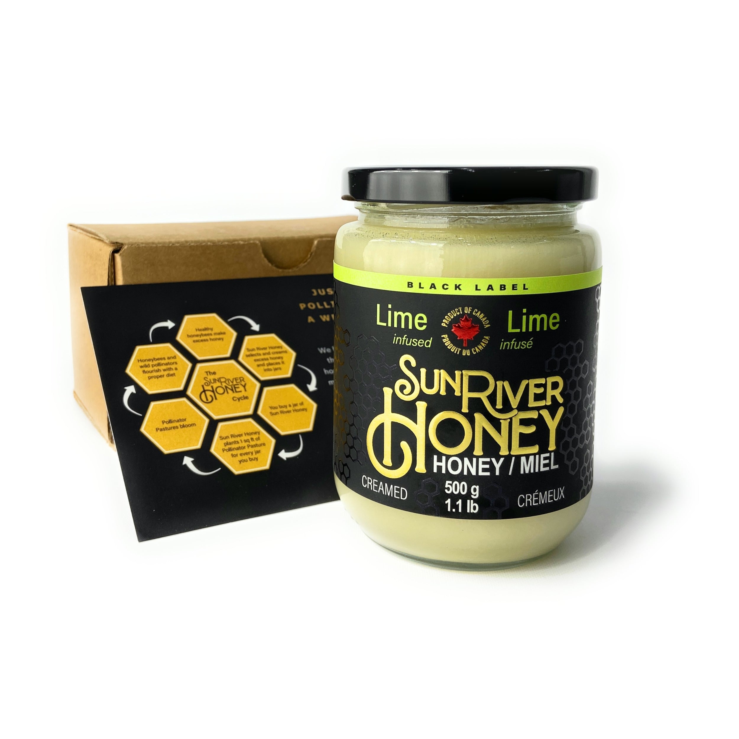 Lime Creamed Honey 1 lb Single – Sun River Honey